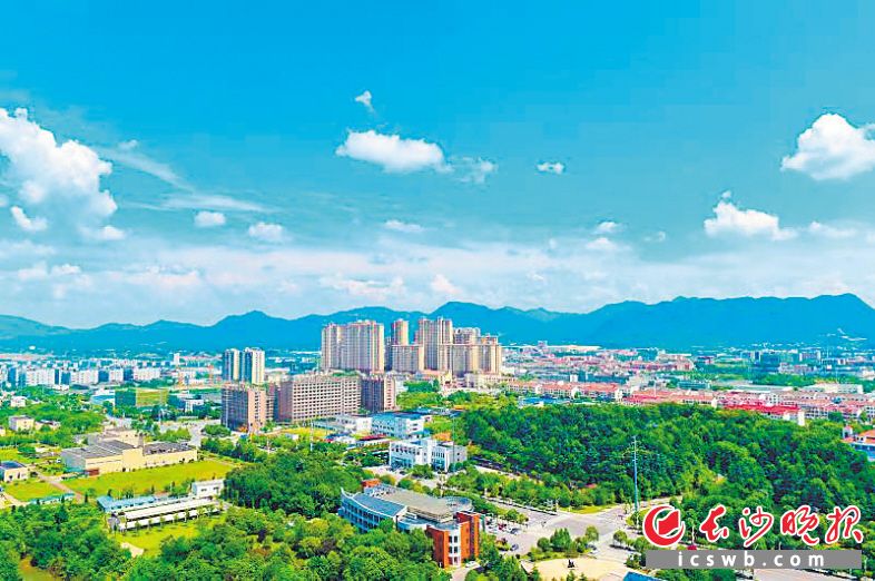 高速发展的浏阳经开区（高新区）。均为长沙晚报通讯员 宁琼雅 供图