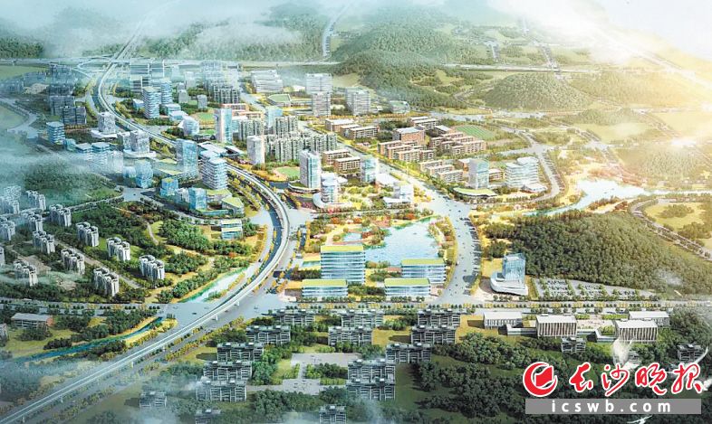 湘江融城科技小镇效果图