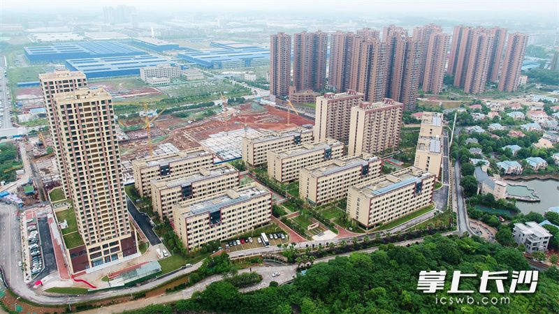 今年6月初，长沙经开区英萃园产业员工小区一期完工并交付使用，可满足不同人群不同层次的需求。资料图片