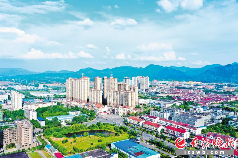浏阳经开区鸟瞰图 均为园区供图