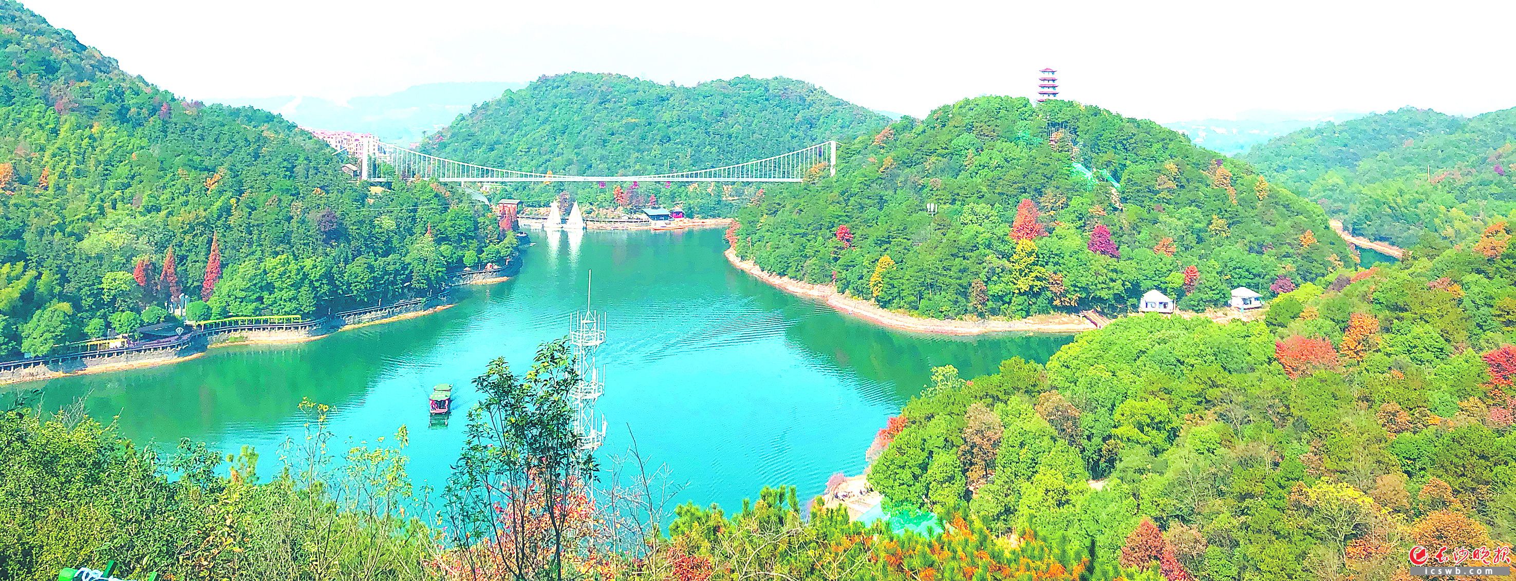 雨花区积极融入长株潭一体化建设大潮，多措并举筑牢生态屏障，让长株潭绿心更加绿意盎然。卜翊建 摄