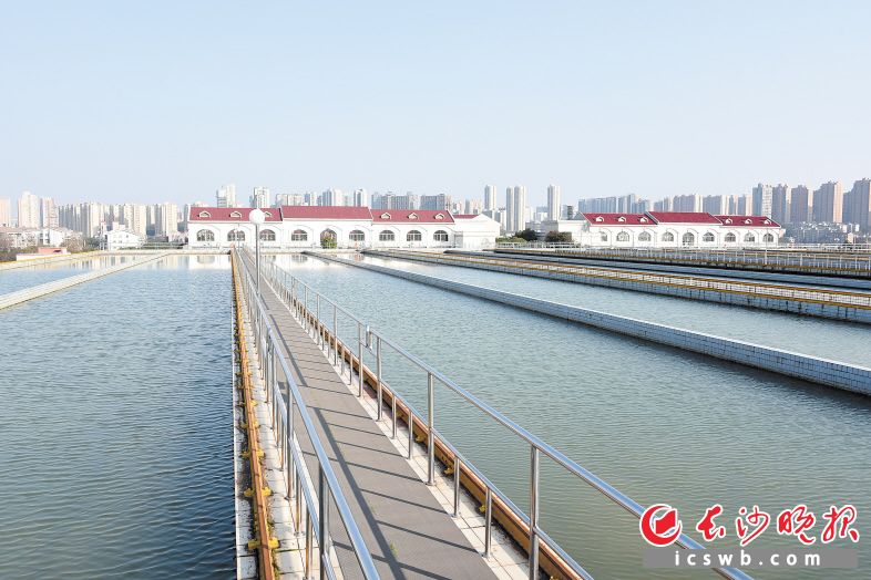 长沙水业集团今年实施了5个重大项目，图为银盆岭水厂。