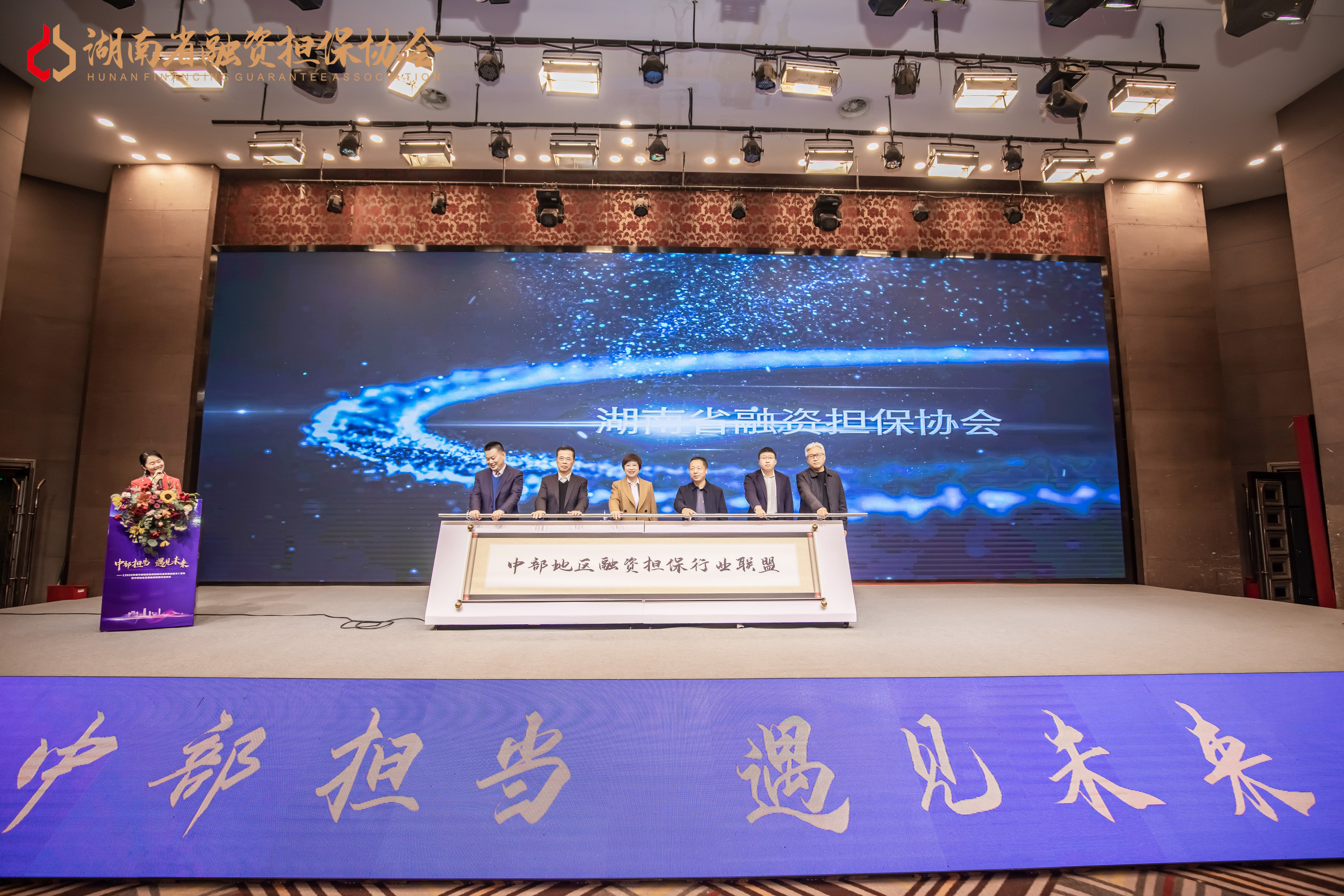 中部地区融资担保行业联盟”成立。  闫晗  供图