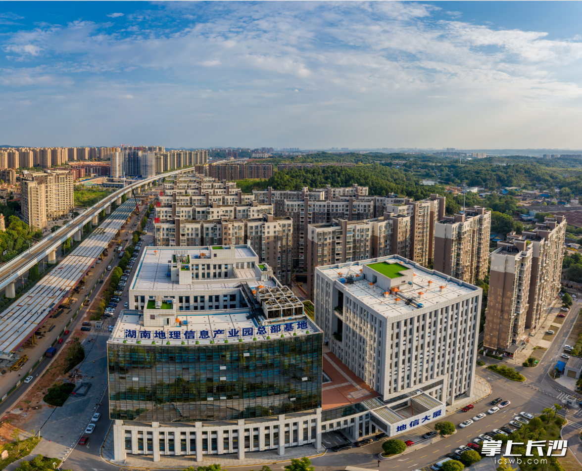 南部融城片区地处长株潭核心，交通便利，条件优越。长沙晚报全媒体记者 陈飞 摄