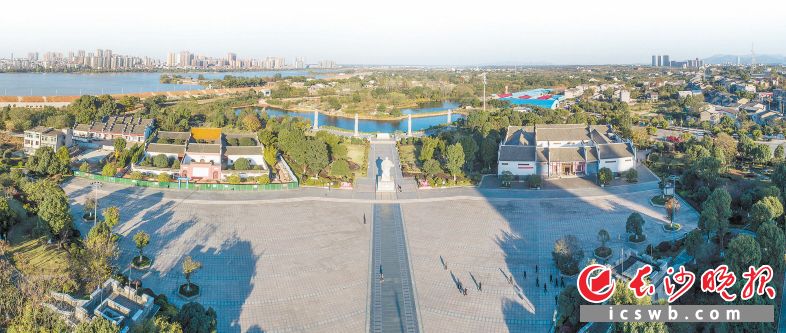 左宗棠文化园全景图。长沙晚报全媒体记者 郭雨滴 摄