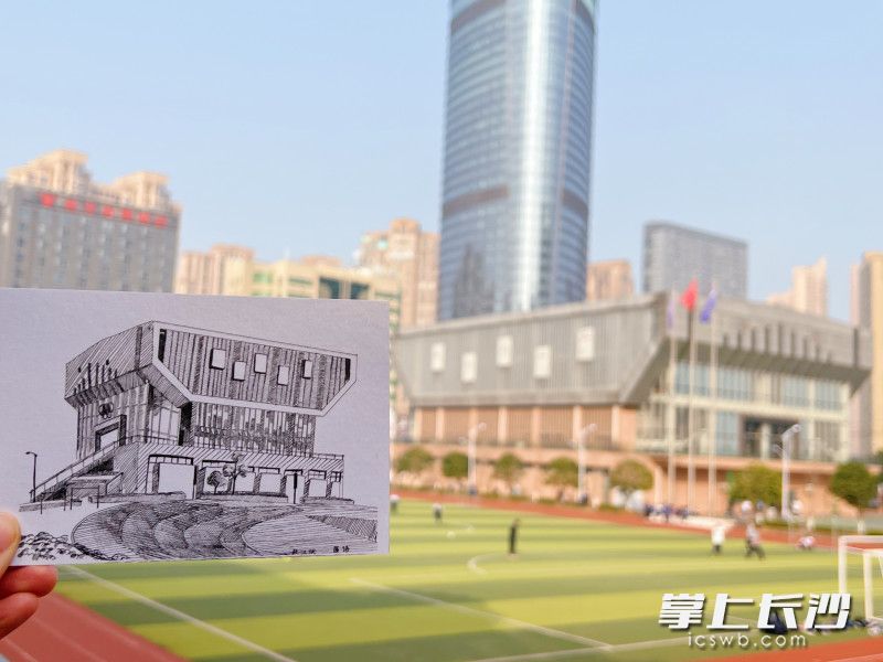明信片一套8张,此为该校体育馆。 明信片一套8张,此为该校体育馆。