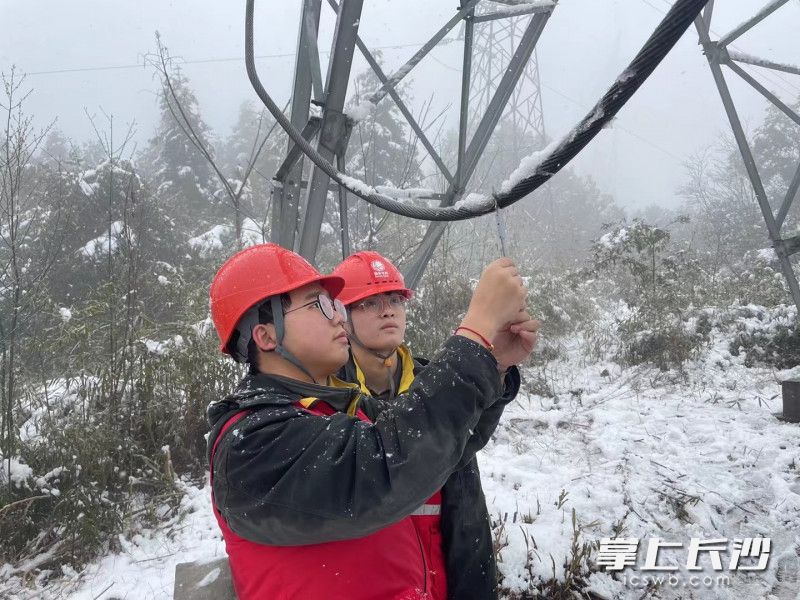 电力员工对辖区内重要线路设备开展特巡、红外测温，保障正常运行。