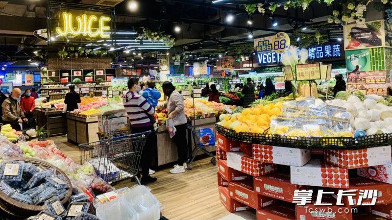 开福区重点商超品种丰富、供应充足。