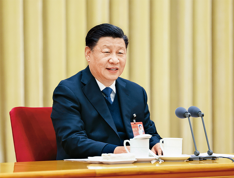 2021年12月8日至10日，中央经济工作会议在北京举行。中共中央总书记、国家主席、中央军委主席习近平出席会议并发表重要讲话。 新华社记者 鞠鹏/摄