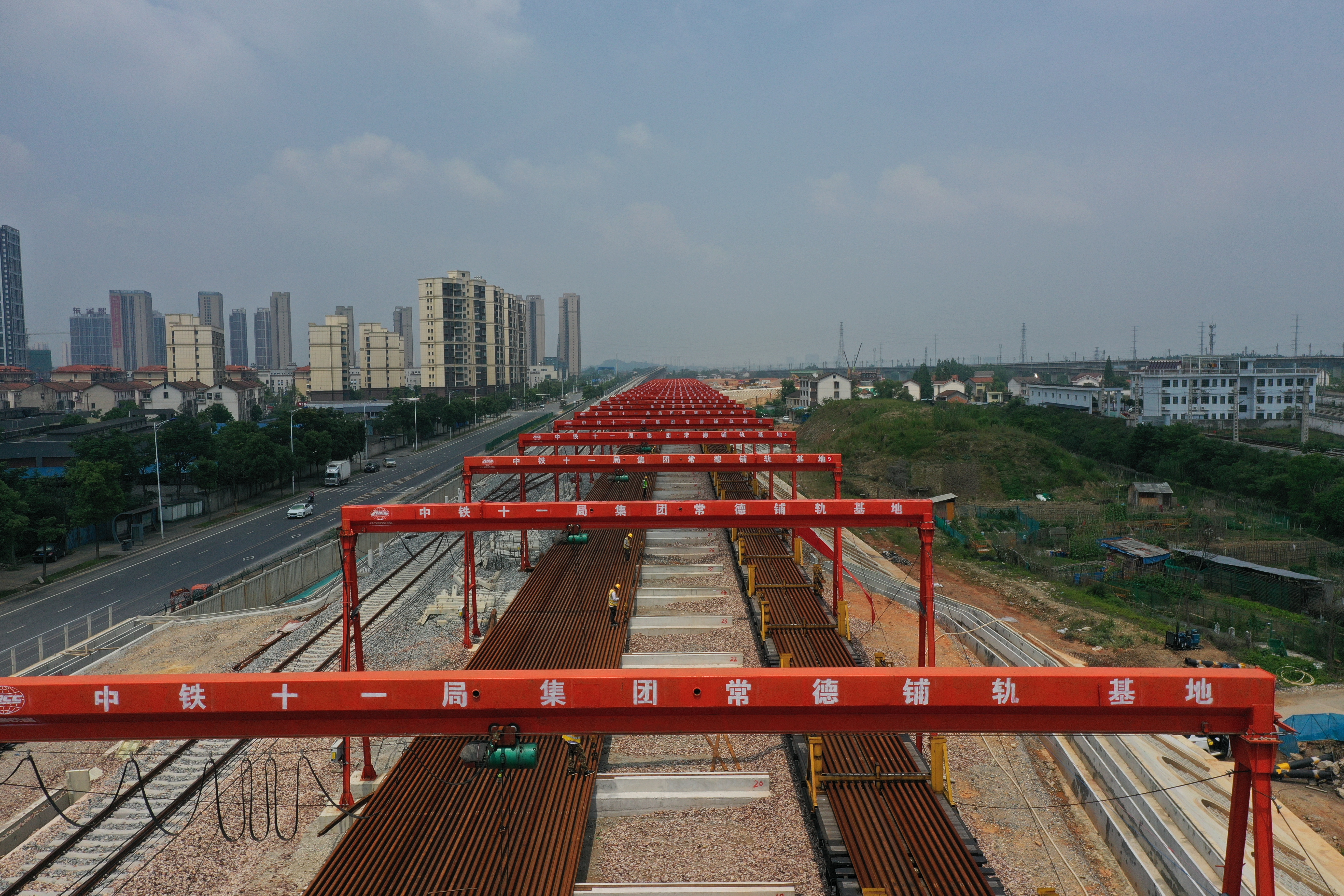 常益长铁路建设进入最后的冲刺阶段。