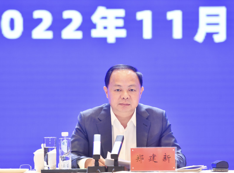 市委副书记、市长郑建新出席会议并讲话。 长沙晚报全媒体记者 邹麟 摄