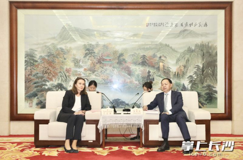 会见现场。刘书勤摄