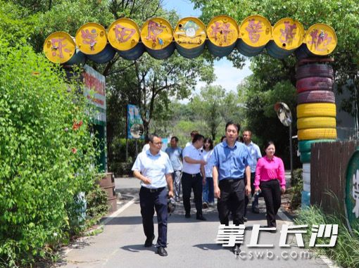 湖南农业大学商学院师生2023年“红色＋”博士团暨大学生“三下乡”暑期社会实践活动。均为长沙晚报通讯员 蒋艳芳 梁家玮 摄