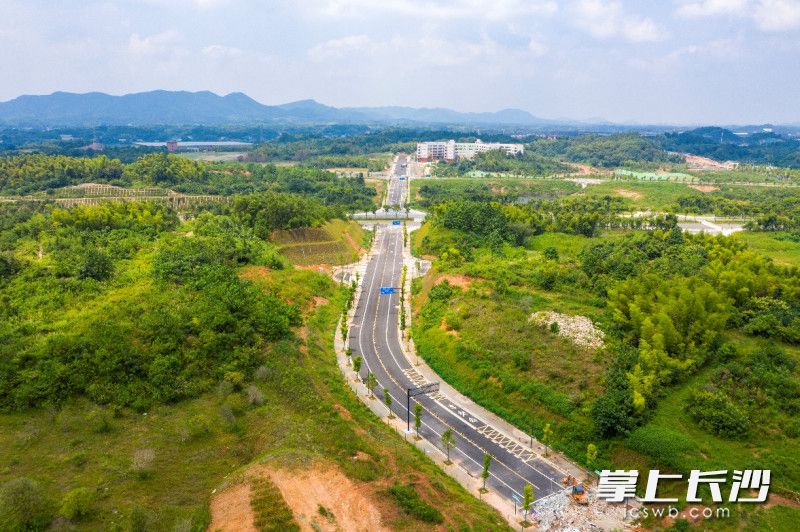 松柏路(雪松路-梅溪湖路西延线)道路工程目前已完成建设。长沙晚报全媒体记者 陈焕明 通讯员 胡翔 摄 松柏路(雪松路-梅溪湖路西延线)道路工程目前已完成建设。长沙晚报全媒体记者 陈焕明 通讯员 胡翔 摄