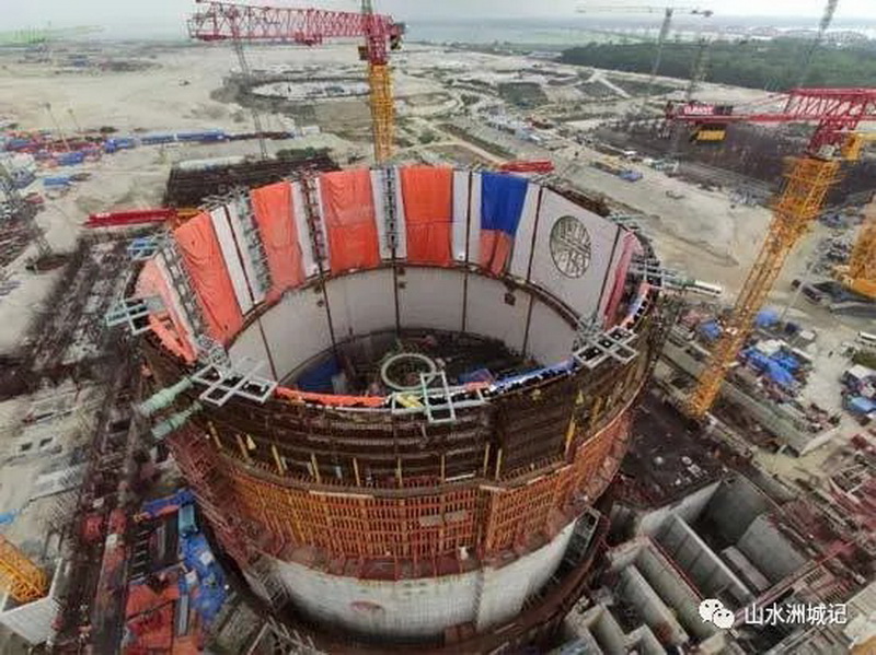 图片三一16台塔机助力孟加拉国首座核电站建设。 黄艳 供图