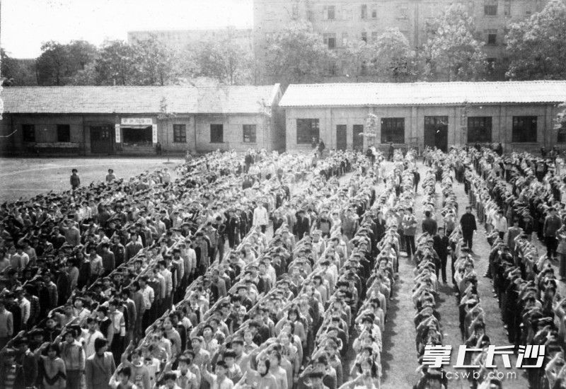 学校校史馆留存的老照片。