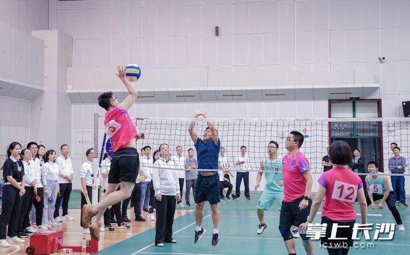 赛场上球员们配合默契、顽强拼搏。均为通讯员供图。