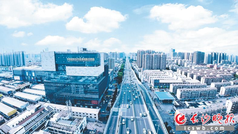 近年来，雨花区争当现代国际商贸服务先行区，湖南高桥大市场和红星农副产品大市场闯进中国商品市场综合十强。 董元君 供图