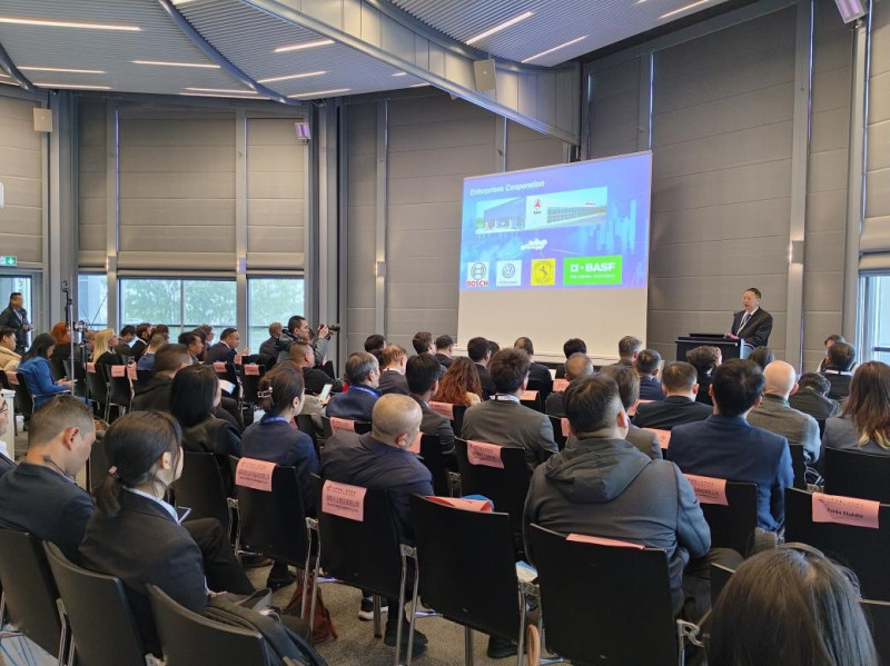 The Changsha delegation attends the 2024 Hunan-Germany Economic and Trade Exchange Conference.