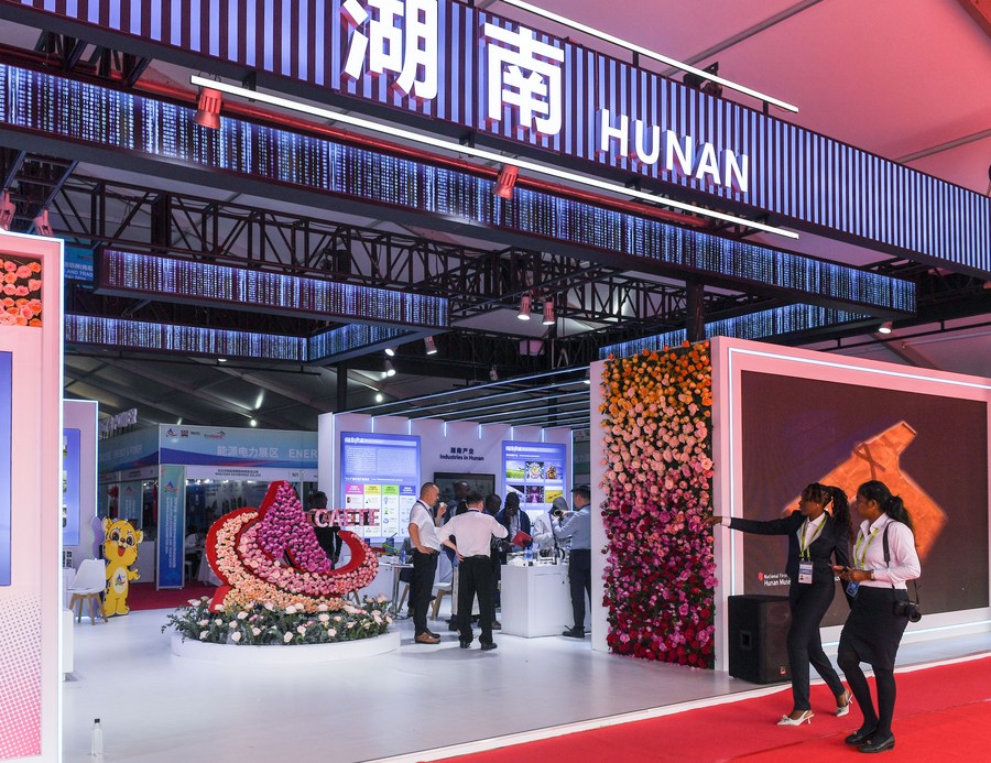 This photo taken on May 9, 2024 shows a view of the China-Africa Economic and Trade Expo (CAETE) in Africa (Kenya) 2024 in Nairobi, Kenya.（Xinhua/Li Yahui)