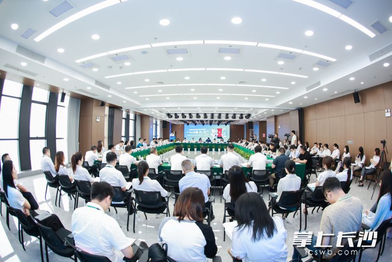 6月3日，湖南湘江新区岳麓高新区举行营商环境“吐槽大会”。   均为长沙晚报全媒体记者吴鑫矾、通讯员陈思甜摄