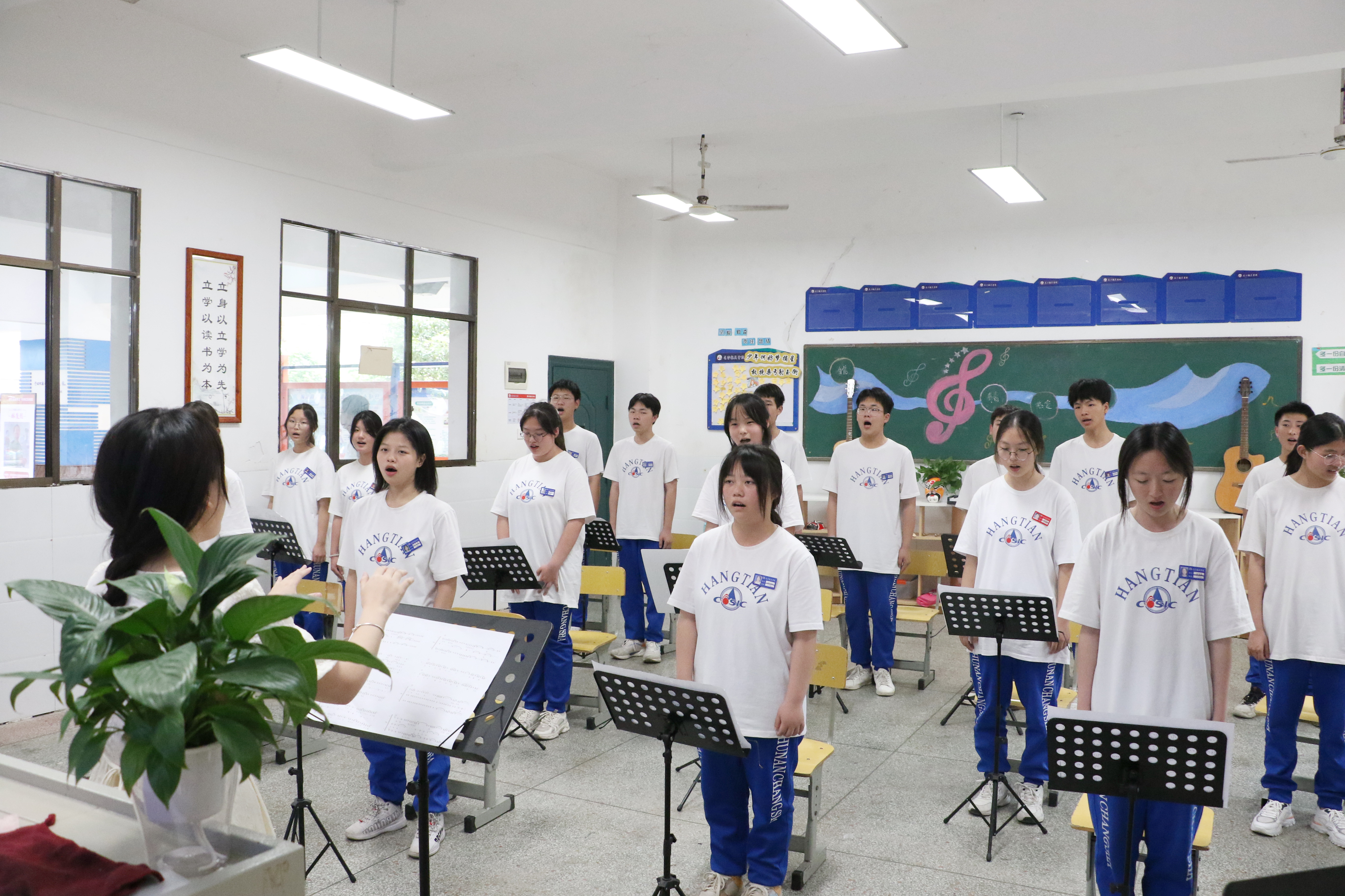长沙航天学校艺术社团。