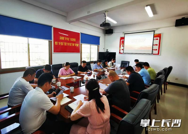 后盾单位望城区农业农村局还与双兴村召开党建及乡村振兴工作座谈交流。均为乌山街道 供图