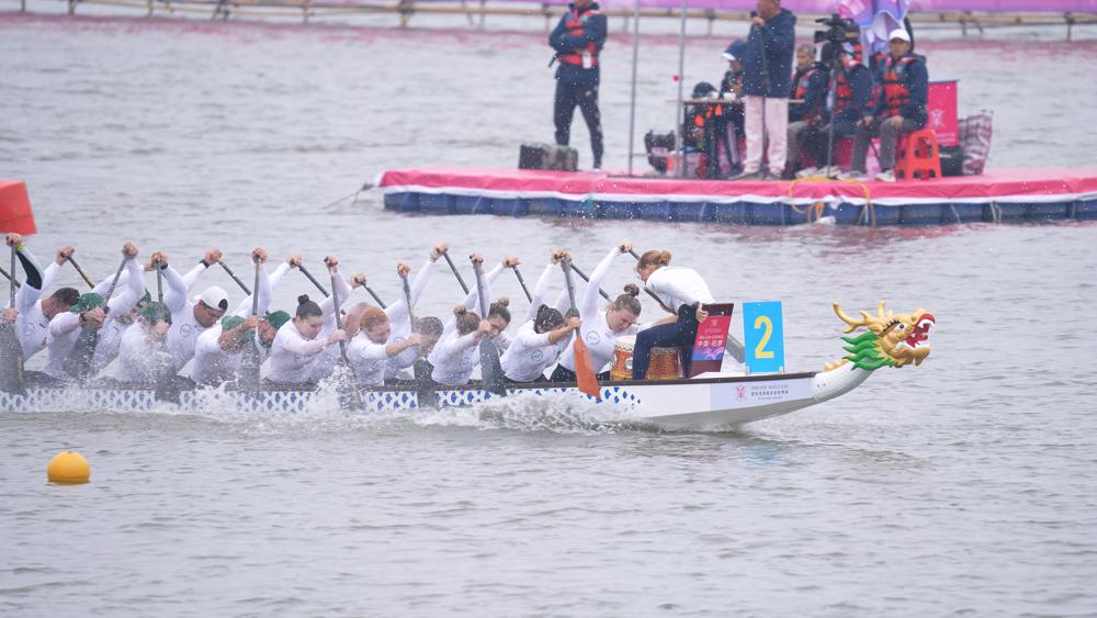 The 2024 International Dragon Boat Federation World Cup officially started in Miluo, Hunan province on Saturday. [Photo provided to chinadaily.com.cn]