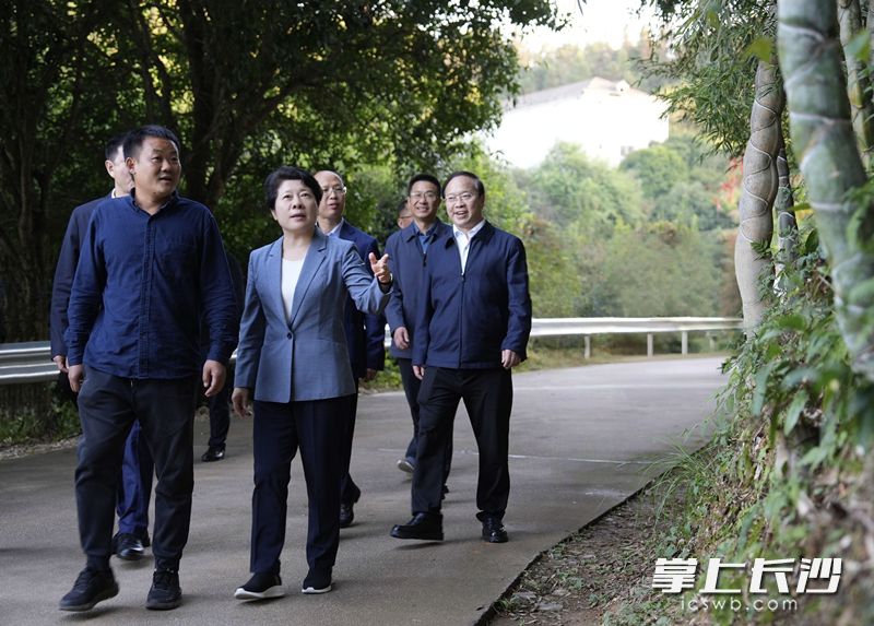 曼与蔓自然美学庄园调研现场。