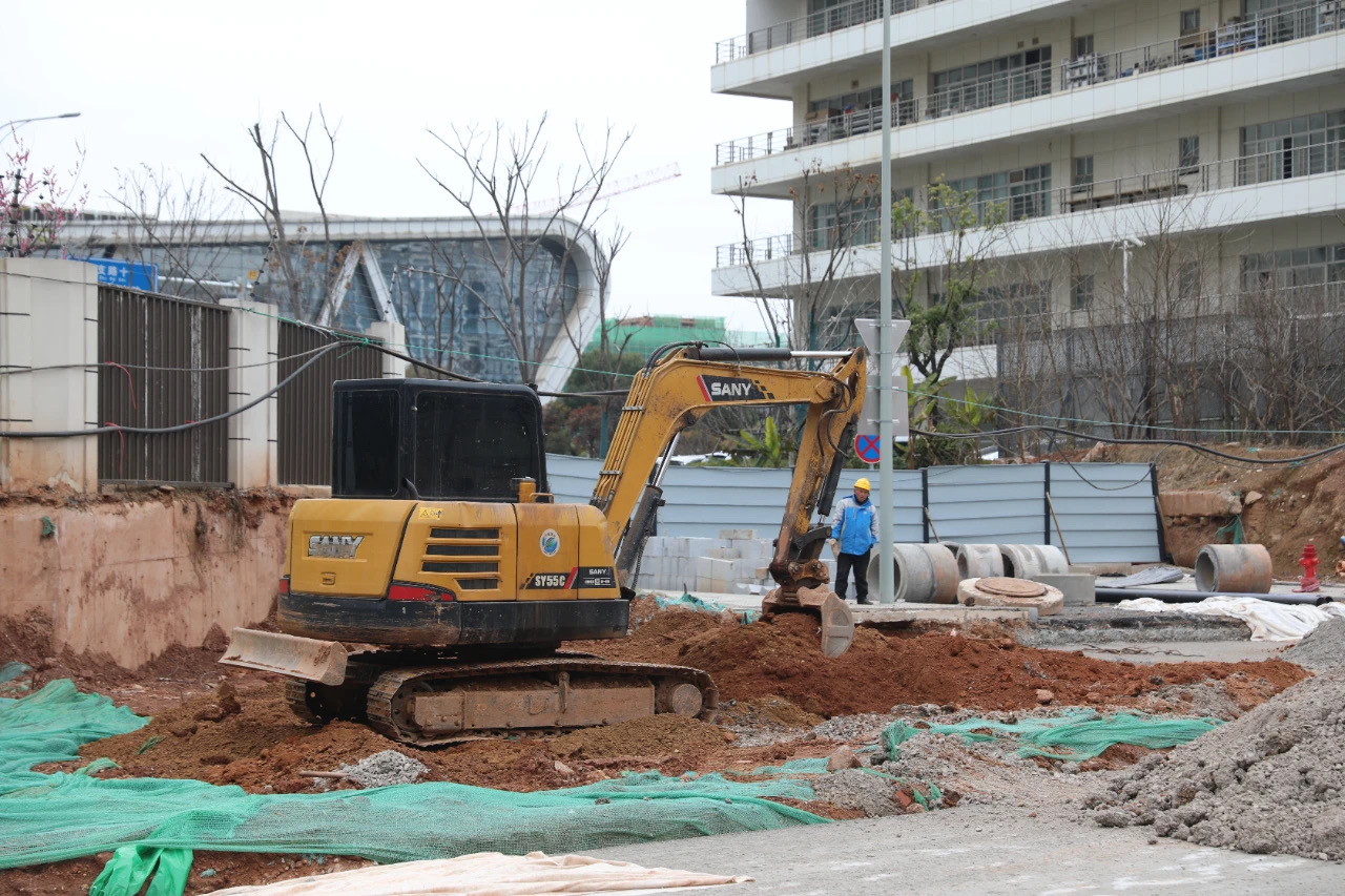 三一科学城凉塘路（东二路-东四路）项目现场。长沙晚报通讯员 欧亚琦摄