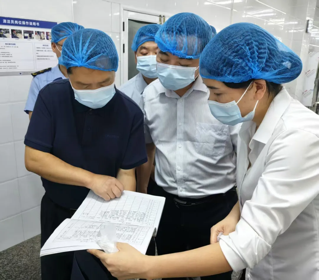 督导检查现场