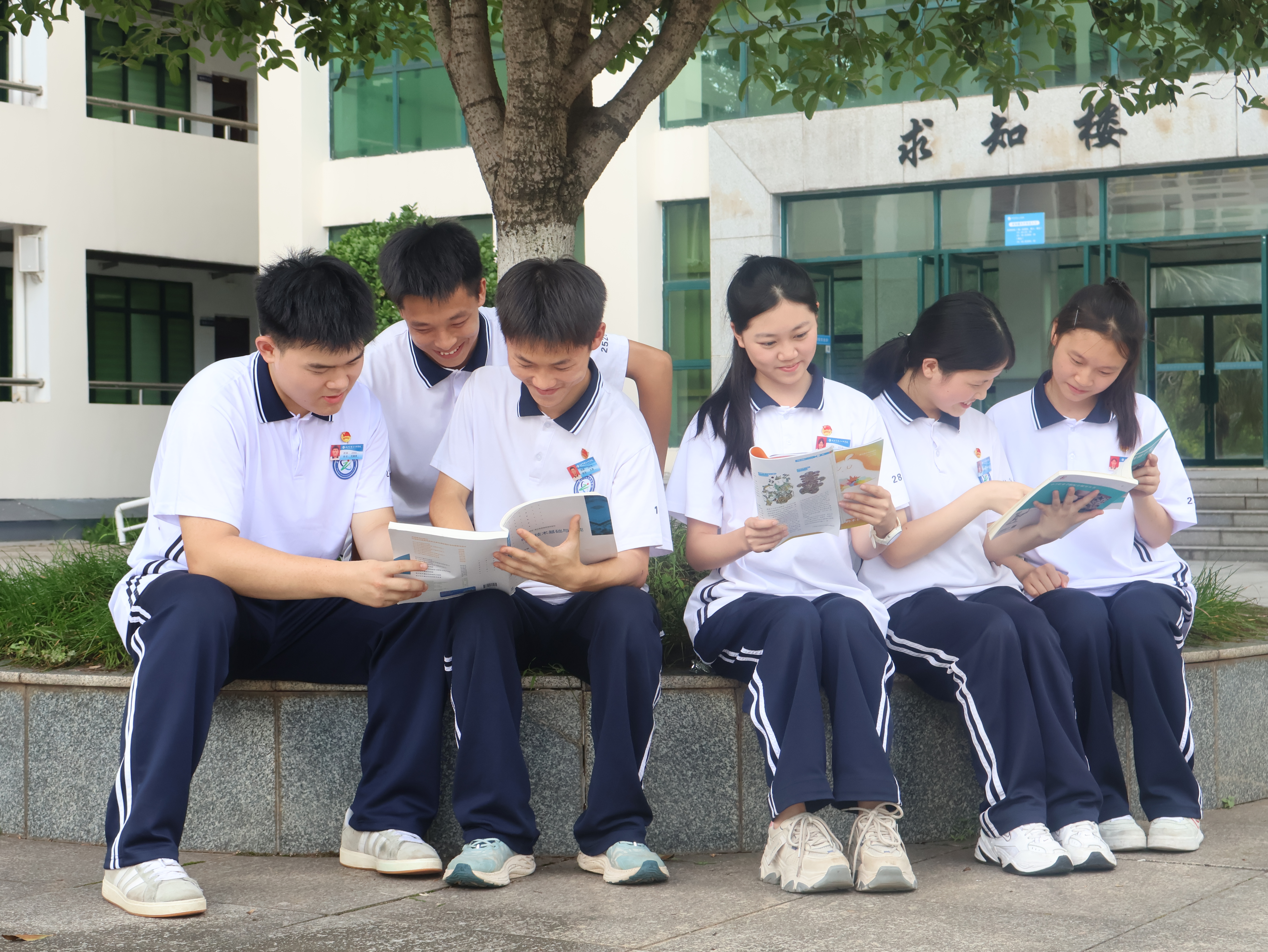 书香校园一角