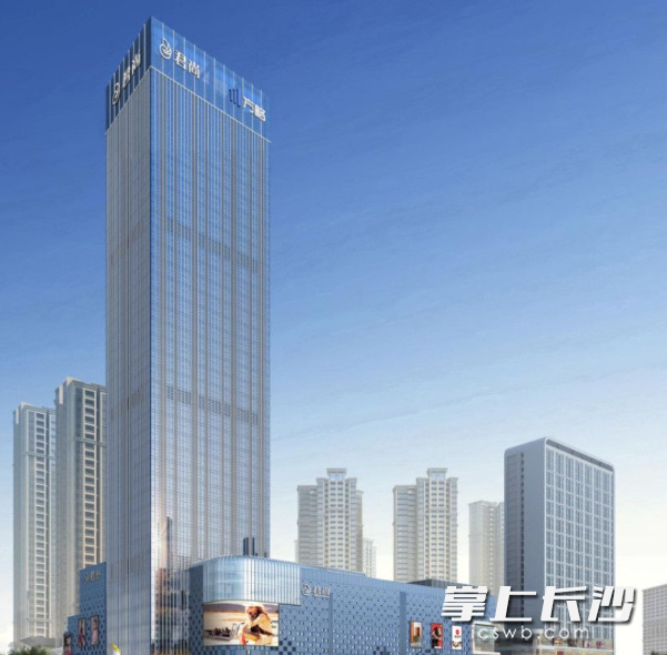 天虹旗下高端商业品牌君尚首进潇湘，与地铁3号线松雅湖南站无缝接驳，定位打造高品质社交生活体验中心。长沙县商务局供图