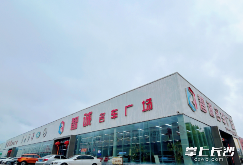 长沙智诚二手车市场有限公司获得二手车出口资质。星沙时报全媒体记者 文雅丽 摄