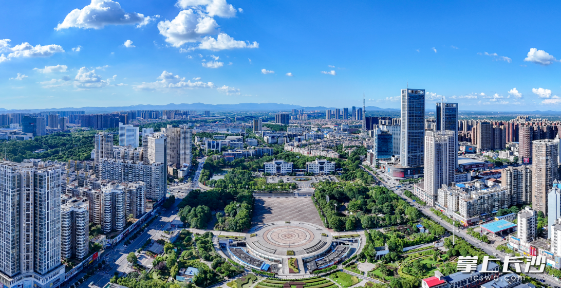 图为大美星沙。星沙时报全媒体记者 章帝 摄