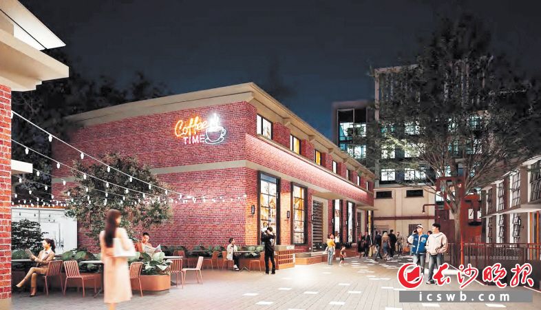 “化影拾光”后院效果图。市国有资产经营有限公司 供图