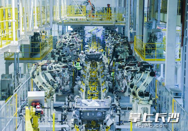 广汽埃安生产车间。资料图片