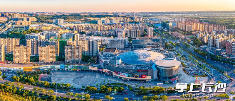 天心的未来在南部，天心的发展看南部。长沙晚报全媒体记者 陈飞 摄