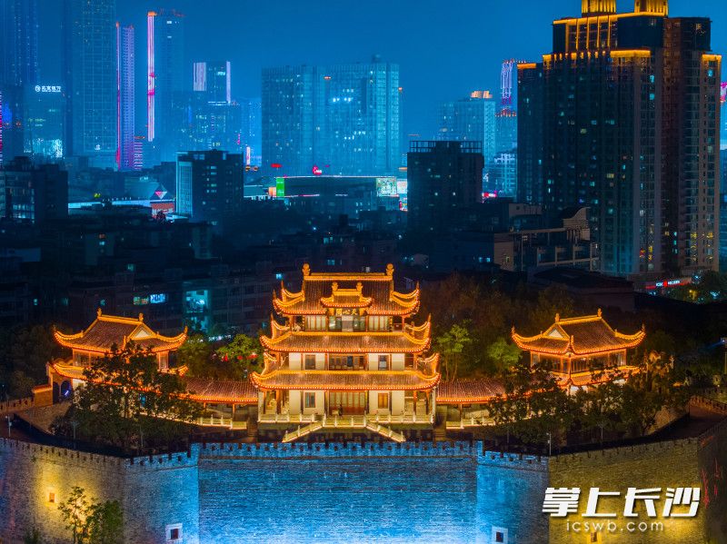 改造升级后的天心阁，成为“文化+”样板。邹麟 摄