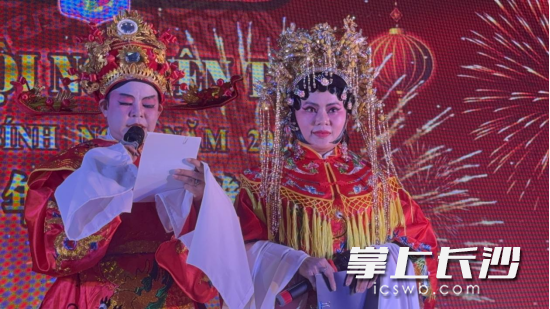 元宵节义安会馆表演现场。 元宵节义安会馆表演现场。