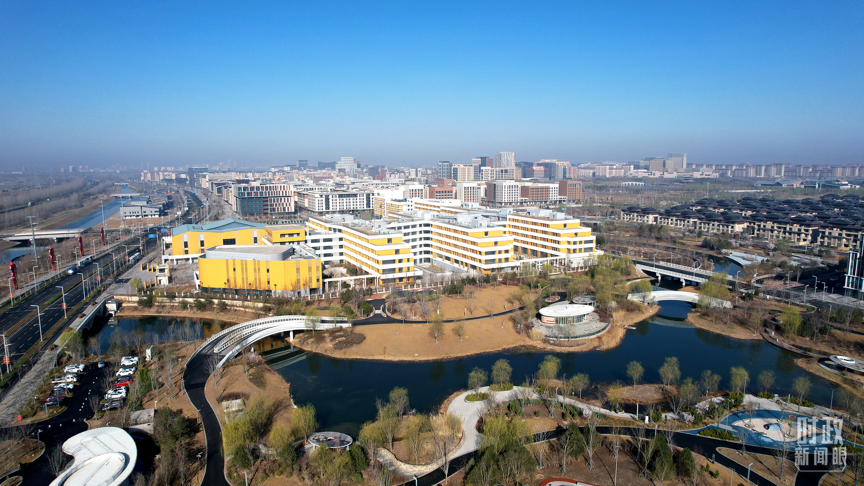 △雄安。(总台央视记者范凯拍摄) △雄安。(总台央视记者范凯拍摄)