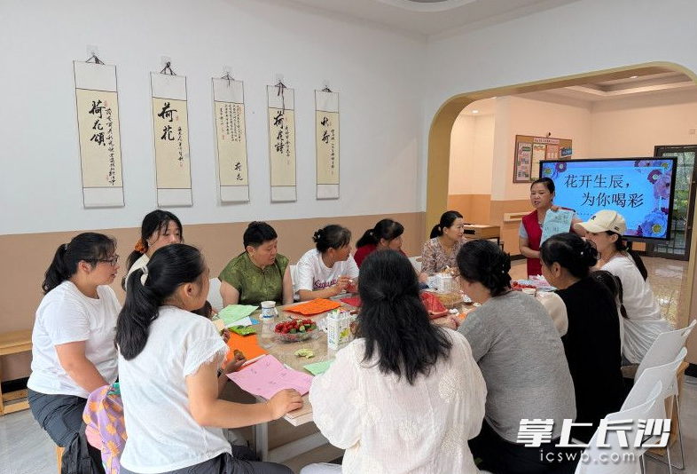集体生日会活动现场。均为社区供图
