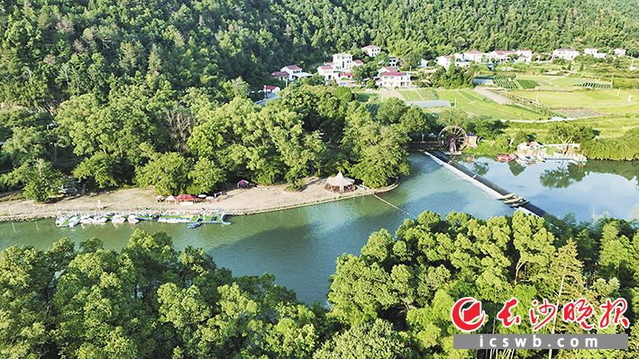 浏阳市高坪镇沿甸村南车湾景区。受访者供图