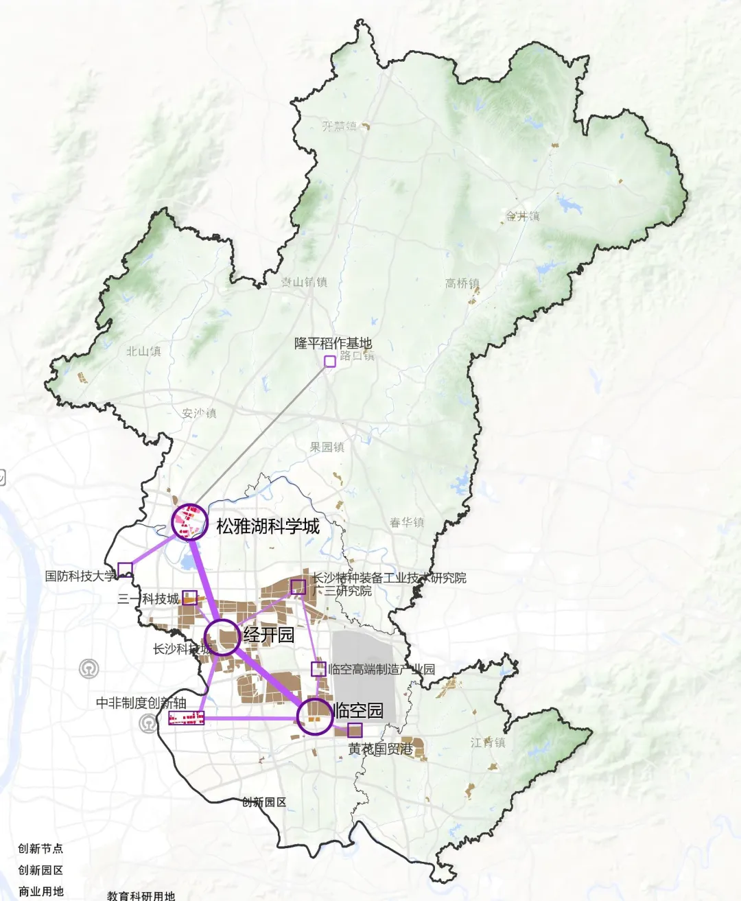 科创空间示意图，图片来源@长沙县自然资源局